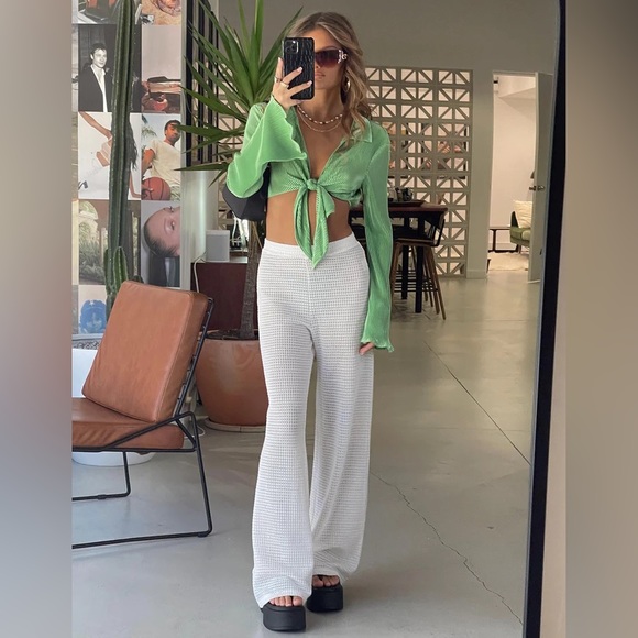 Princess Polly ‘Santa Monica Knit Pants’ - Picture 1 of 7